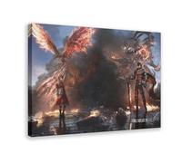 BLJKHTGG Final Fantasy XVI Poster Video Game Canvas Poster Wall Art Print Picture Paintings 16x24inch(40x60cm)