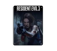 BLJKHTGG Resident Evil 3 Video Game Gift for Gamers Retro Poster Metal Tin Sign Chic Art Retro Iron Painting Bar People Cave Cafe Family Garage Poster Wall Decoration 12x16inch(30x40cm)