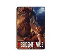 BLJKHTGG Resident Evil 3 Video Game Gift for Him & Her Retro Poster Metal Tin Sign Chic Art Retro Iron Painting Bar People Cave Cafe Family Garage Poster Wall Decoration 8x12inch(20x30cm)