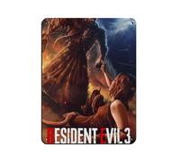 BLJKHTGG Resident Evil 3 Video Game Gift for Him & Her Retro Poster Metal Tin Sign Chic Art Retro Iron Painting Bar People Cave Cafe Family Garage Poster Wall Decoration 12x16inch(30x40cm)