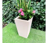 Extra Large Sandstone Classic Square Greek Style Planter Vase