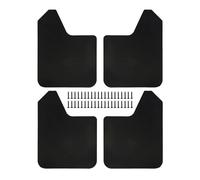 BLKCVDH 4Pieces Mudflaps Flaps Exterior Parts Black Front And Rear Mudguard Compatible for Pickup SUV Car Truck