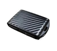 BLKCVDH Car Key Case Compatible for Volvo S90 S60 XC60 XC40 V90 Carbon Fiber Black Knight(Black Knight-p)