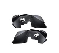 BLKCVDH Front Inner Fender Liners Compatible for Jeep Wrangler 2007-2018 JK JKU 4WD Off-Road Logo Design Black Splash Guards