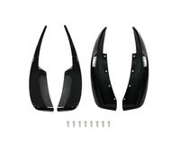 BLKCVDH Front Rear Splash Guards Car Mudguard Compatible for Corvette C6 2005-2013(Glossy Black)