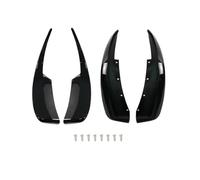 BLKCVDH Front Rear Splash Guards Car Mudguard Compatible for Corvette C6 2005-2013 Non-Widebody Body Kit Cars Accessories Glossy Black(Glossy Black)