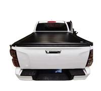BLKCVDH Retractable Aluminum Roll Up Cover Truck Bed Tonneau Cover Compatible for Isuzu D-max Toyota Hilux GWM Poer 2020+