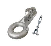 BLKCVDH Trailer Casting Ring Coupling Hitch Coupler W/N Brake Level CAP 4.4 Ton Parts RV Camper Caravan Components