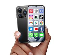 BLKE Mini Phone for Kids,4G Mini Smartphone Unlocked,3.88" HD Full Screen,1950mAh,Android 12,3GB+32GB,World's Smallest Mobile Phone,Tiny,Small,Cheap Smart Phones Gifts for Kids,Dual SIM/GPS/Face ID