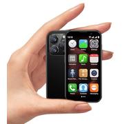 BLKE Mini Phone for kids,Smart Phone unlocked with 3.0" HD Screen, 2GB RAM + 16GB,World's Smallest Mobile Phones, Compact WIFI Cheap Mobile Phones for Kids,Face ID/GPS