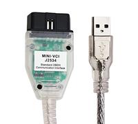 BLKGJTF VCI J2534 Cable - Toyota TIS Techstream Diagnostic, USB to OBD2, Win XP/7/10 (32/64bit) Compatible