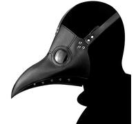 Bllctuiz Plague Doctor Mask and Cloak Set - Steampunk Gothic Halloween Headwear Costume Accessory - Perfect for Cosplay, Parties and Halloween Events (Multi-Color Options)
