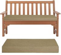 BLLMTEAR Anti Slip Bay Window Seat Cushions 2 3 4 Seater Indoor Sofa Furniture Cushions Kitchen Dining Room Bench Pads Patio Porch Seat Pads with Removable Cover(4,40x130cm)