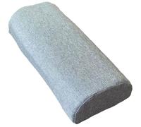 BLLMTEAR Knee Pillow for Side Sleepers Memory Foam Leg Pillows For Sleeping Yoga Bed Half Moon Bolster Pillow for Neck With Removable Pillowcases(08,18x7x3in/45x18x8cm)