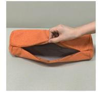 BLLMTEAR Linen Neck Roll Pillowcases - Cylindrical Covers With Hidden Zipper for Home Decor | Cervical Support Cylinder Cushion (Pillow Case Only)(@1,15x40cm/6x16in)