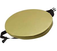 BLLMTEAR Round PU Leather Seat Cushions Office Kitchen Dining Chair Cushions Pads for Outdoor Furniture Memory Foam Seat Cushion Non Slip Back Thicken Soft Chair Pads for Home(@16,15.7x3in/40x8cm)