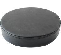 BLLMTEAR Round Seat Cushions for Stools 14/16/18/20" - Artificial Leather Chair Cushion - Memory Foam Chair Pads for Outdoor Furniture for Office Kitchen Dining(Black,19.7x4in/50x10cm)