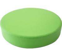 BLLMTEAR Round Seat Cushions for Stools 14/16/18/20" - Artificial Leather Chair Cushion - Memory Foam Chair Pads for Outdoor Furniture for Office Kitchen Dining(Green,17.7x3in/45x8cm)