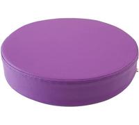 BLLMTEAR Round Seat Cushions for Stools 14/16/18/20" - Artificial Leather Chair Cushion - Memory Foam Chair Pads for Outdoor Furniture for Office Kitchen Dining(Purple,13.8x2in/35x5cm)