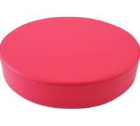 BLLMTEAR Round Seat Cushions for Stools 14/16/18/20" - Artificial Leather Chair Cushion - Memory Foam Chair Pads for Outdoor Furniture for Office Kitchen Dining(Rose red,13.8x2in/35x5cm)