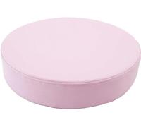 BLLMTEAR Round Seat Cushions for Stools 14/16/18/20" - Artificial Leather Chair Cushion - Memory Foam Chair Pads for Outdoor Furniture for Office Kitchen Dining(Light peach,15.7x2in/40x5cm)