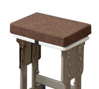 BLLMTEAR Stool Cushion Square with Ties 14x10/15x14/16/18 in,Non-Slip Bar Stool Cushion Seat Cushion with Machine Washable Cover Chair Seat Cushion Textured Barstool Pad(#2,38x35x5cm/15x14x2in)