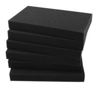 BLLNDX 6PCS Aquarium Biofiltration Sponge 6.28x4x0.78 inches Fish Tank Filtration Media Cuttable Dust Proof Wool Air Purification Equipment