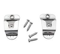 BLLNDX Microphone Holders 2PCS Mic/CB Mic Hanger Clips Microphone Clip Hook Microphone Hang Up Clip with Screws for Kenwood Mobile Radio