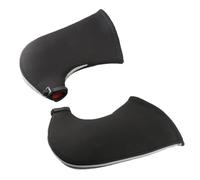 blloocod Bicycle handlebar gloves Fleece warm mittens Winter warm hand guards Fleece cycling gloves Windproof and reflective Suitable for bicycles, electric scooters