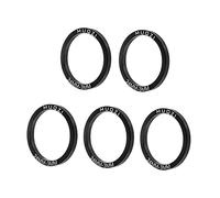 blloocod Bike Bottom Bracket Gasket & BB Spacer Kit (5-Piece) - Aluminium Alloy Crank Washer for Mountain Bike Parts Replacement- 24MM T3MM