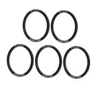 blloocod Bike Bottom Bracket Gasket & BB Spacer Kit (5-Piece) - Aluminium Alloy Crank Washer for Mountain Bike Parts Replacement- 30MM T2MM