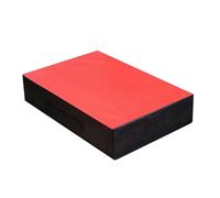 blloocod Damping Weight Lifting Drop Pads Silencer Barbell Drop Pad Floor Protection Crash Pads for Gym Home Fitness Equipment- Red EPE