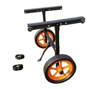 blloocod Kayak Cart Foldable Sturdy Iron Carrier for Kayaks Canoes Paddleboards & Float Mats with Tie Down Straps