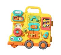 blloocod Musical Busy Board Sensory Toys for Toddlers 1-3, Portable Foldable Learning Board with Lights & Sounds, Life Skills Activity Toy for Fine Motor Development