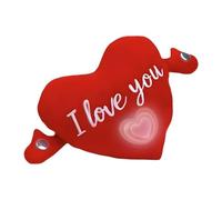 blloocod Musical Plush Heart Toy for Kids - Interactive Educational Sound & Rhythm Stuffed Animal, Soft Fun Decor- Red