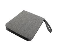 blloocod Pen Case, Pen Display Holder Dustproof Pouch Multifunctional Portable Large Capacity Storage Case with Individual Slots for School and Office- Gray 24 Grid