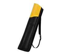 blloocod Pool Cue Case Billiard Rod Storage Bag, Dustproof Billiard Cue Carrying Case for 2 Cues, 3/4 or 1 Piece Cues, Snooker and Pool Accessories- Yellow