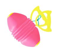 blloocod Pull Ball Game Slide Ball with Hole Design - Interactive Pulling Game for Family Fun, Outdoor Fitness Activity for Boys & Girls- Pink