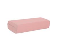 blloocod Rectangular Yoga Pillow with Removable Washable Cover and Carrying Handle for Meditation and Restorative Use- Light Pink