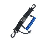 blloocod Scuba Diving Lanyard Anti Lost Spring Coiled Lanyard for Dive Lights Torch Accessories- Blue