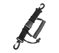 blloocod Scuba Diving Lanyard Anti Lost Spring Coiled Lanyard for Dive Lights Torch Accessories- Grey