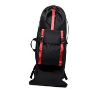blloocod Skateboard Backpack, Longboard Carry Bag, Versatile Portable Travel Backpack for Skateboarding Enthusiasts- Red