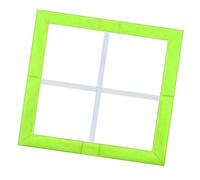 blloocod Square Agility Ladder Training Mat for Amateurs, EVA Foldable Speed Training Grid 27.56x27.56 inch for Footwork Drills and Home Gym