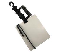 blloocod Underwater Dive Whiteboard with Floating Pen for Snorkeling, Portable Waterproof Erasable Communication Tool for Divers- Black Spring