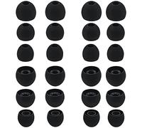 BLLQ 12 Pairs Silicone Replacement Eartips Earbud Ear Buds Tips Compatible with Sony WF-C700n, WF-1000XM4, WF/MDR/XBA Series and Other 3.8 mm to 4.5 mm Nozzle Earbuds Earphones, S/M/L Black