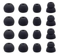 BLLQ Ear Tips Compatible with Beats Flex, Replacement Ear Buds Ear Cap Ear Plug Eartips for Beat s Flex Wireless Earbuds, 8 Pairs, Black