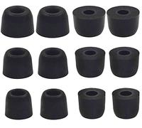 BLLQ Earbud Memory Foam Tips Earbuds Replacement Tips Ear Tips Earbuds Foam Eartips Compatible with Sony Headphones , S/M/L 6 Pairs , Foam Black