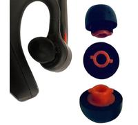 BLLQ Memory Foam Ear Tips, 3 Piece Set for Plantronics Voyager 5200/Legend/Pro, Soft Comfortable Anti-Slip Foam, Black