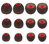 BLLQ Replacement Ear Tips Earbuds Silicone Buds for Senso, Otium, Hussar Bluetooth Headphones, 6 Pairs,S/M/L