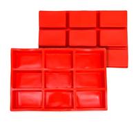 BLLREMIPSUR 2PCS Silicone Mini Loaf Pan, Non-Stick Mini Brownie Baking Tin, Mini Bread Pan Bread Baking Molds Loaf Baking Tray for Loaf Cake, Bread, Brownies, Muffin